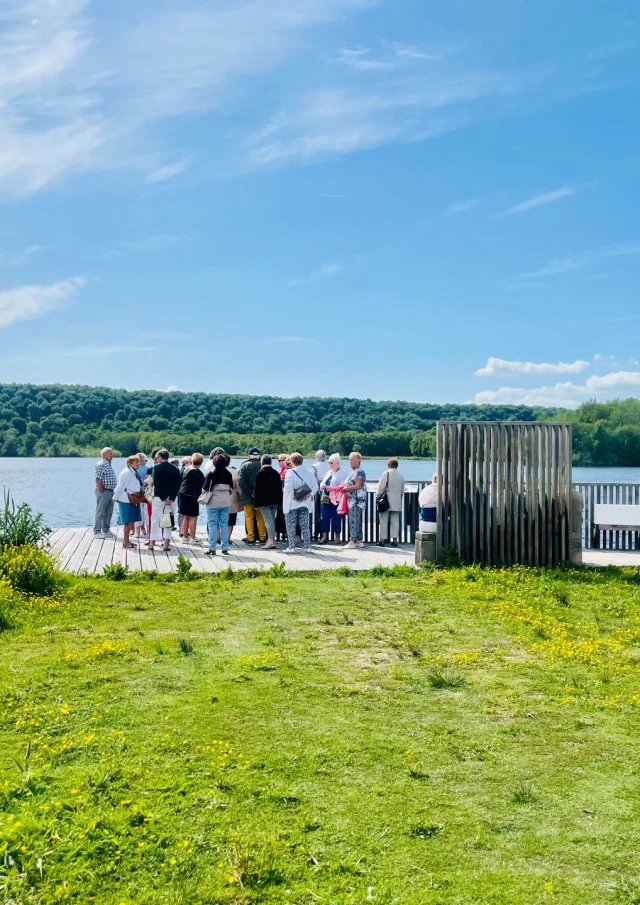 Heurteauville 2023 Tourbiere Panorama Gruppe Natur Sonne Ens 76 Csnt