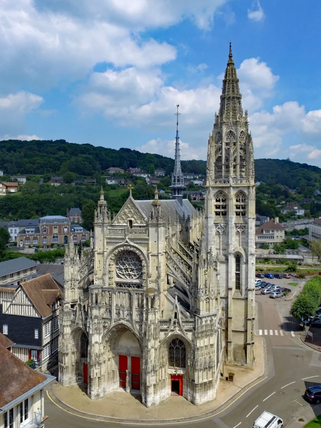 Rives En Seine July 2016 Eglise Notre Dame De Caudebec En Caux Jf Drone N Caux