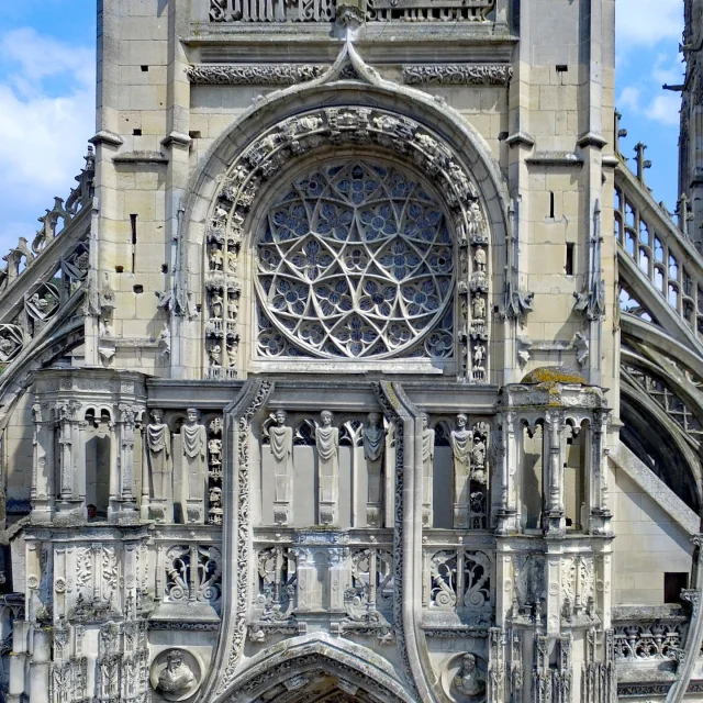 Rives En Seine Juillet 2016 Eglise Notre Dame De Caudebec En Caux Vue Aerienne Rosace Jf Drone N Caux